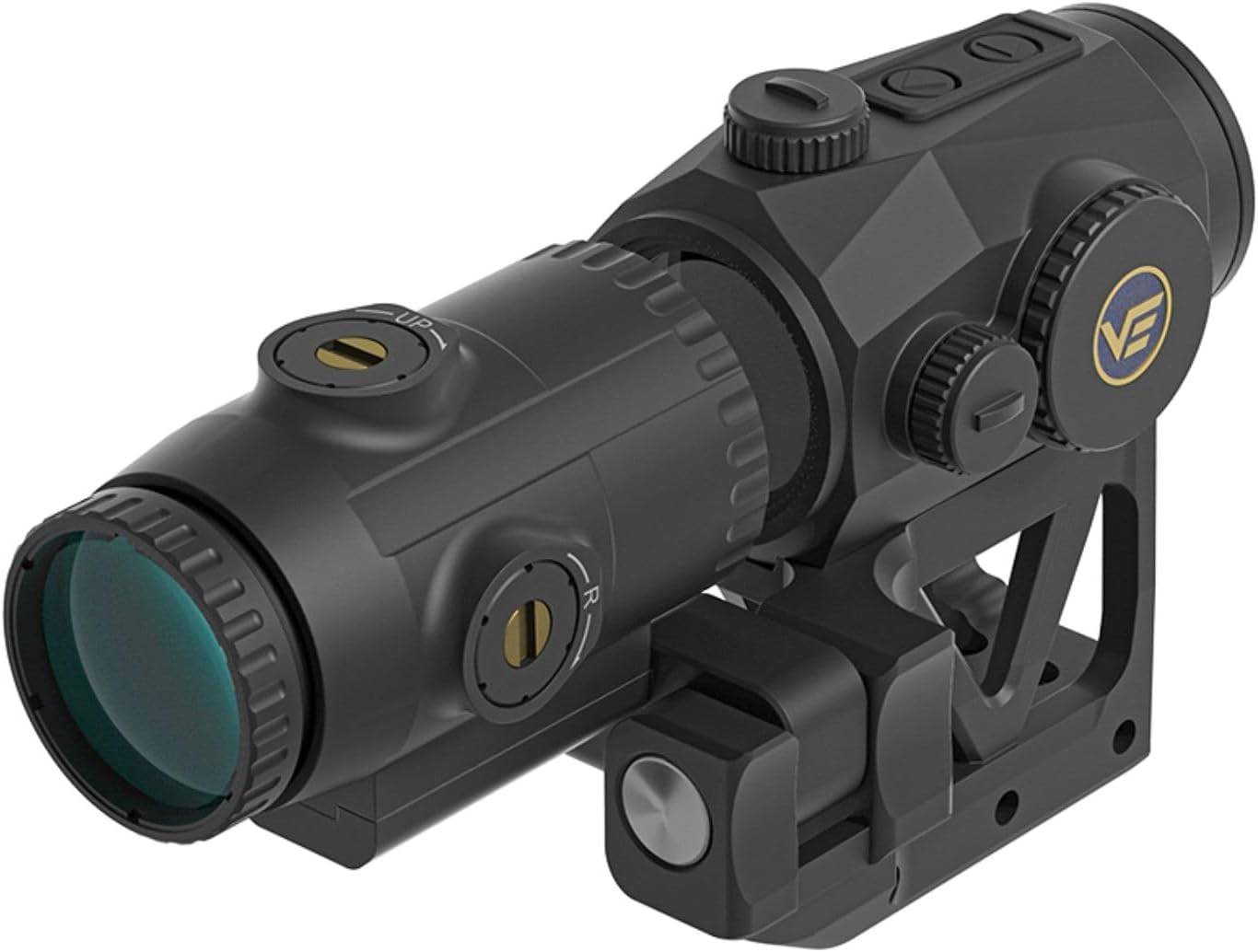 Vector Optics Scrapper 1x25 Multi-Reticle Red Dot Reflex Sight & Paragon 3X Magnifier Combo w/Integrated One-Piece Flip-to-Side Picatinny Mount, 2.26 Inch Center Height, IP67, SCRM