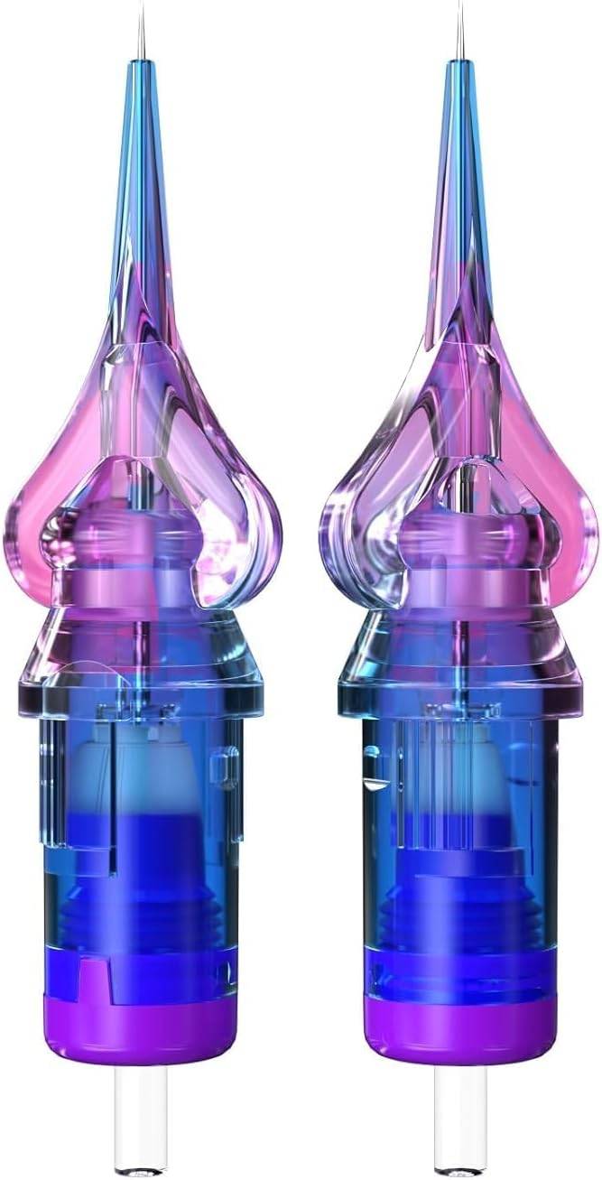 Mast Heart Tattoo Needle Cartridges 20PCS, 10-Type Fine Line Mixed Set