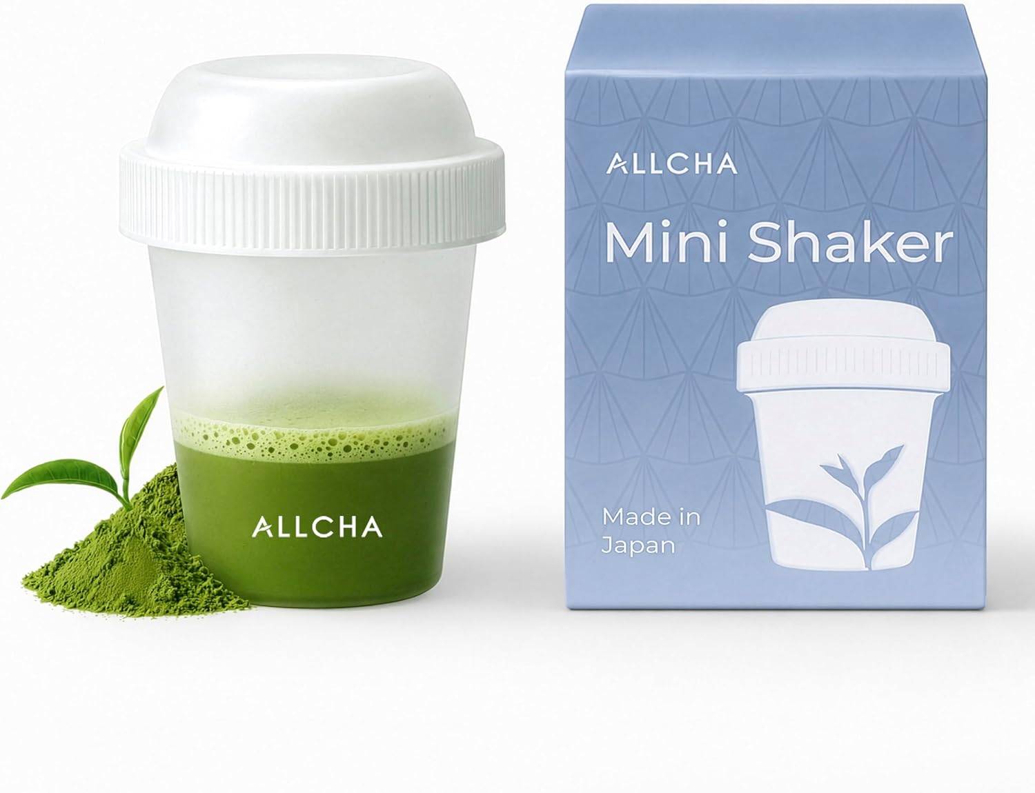 ALLCHA Matcha Mini Shaker, Made in Japan