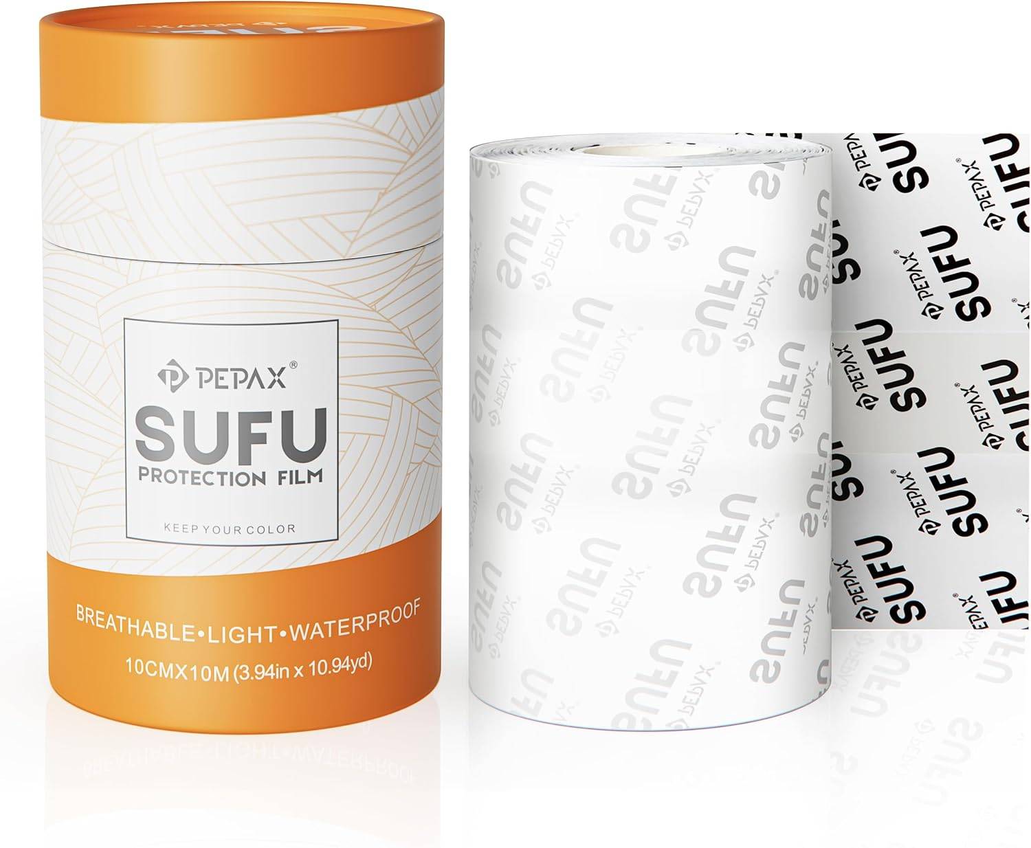 PEPAX SUFU Tattoo Aftercare Bandage - 4"x 10 Yard Second Skin Tattoo Cover Up Patch Waterproof Tattoo Bandage Breathable Tattoo Cover Up Tape Transparent Tattoo Wrap for Healing Ta