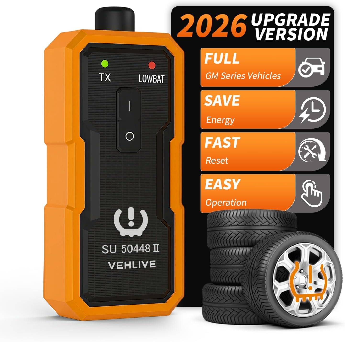 TPMS Relearn Tool for GM Tire Sensor, EL-50448 Upgraded Version