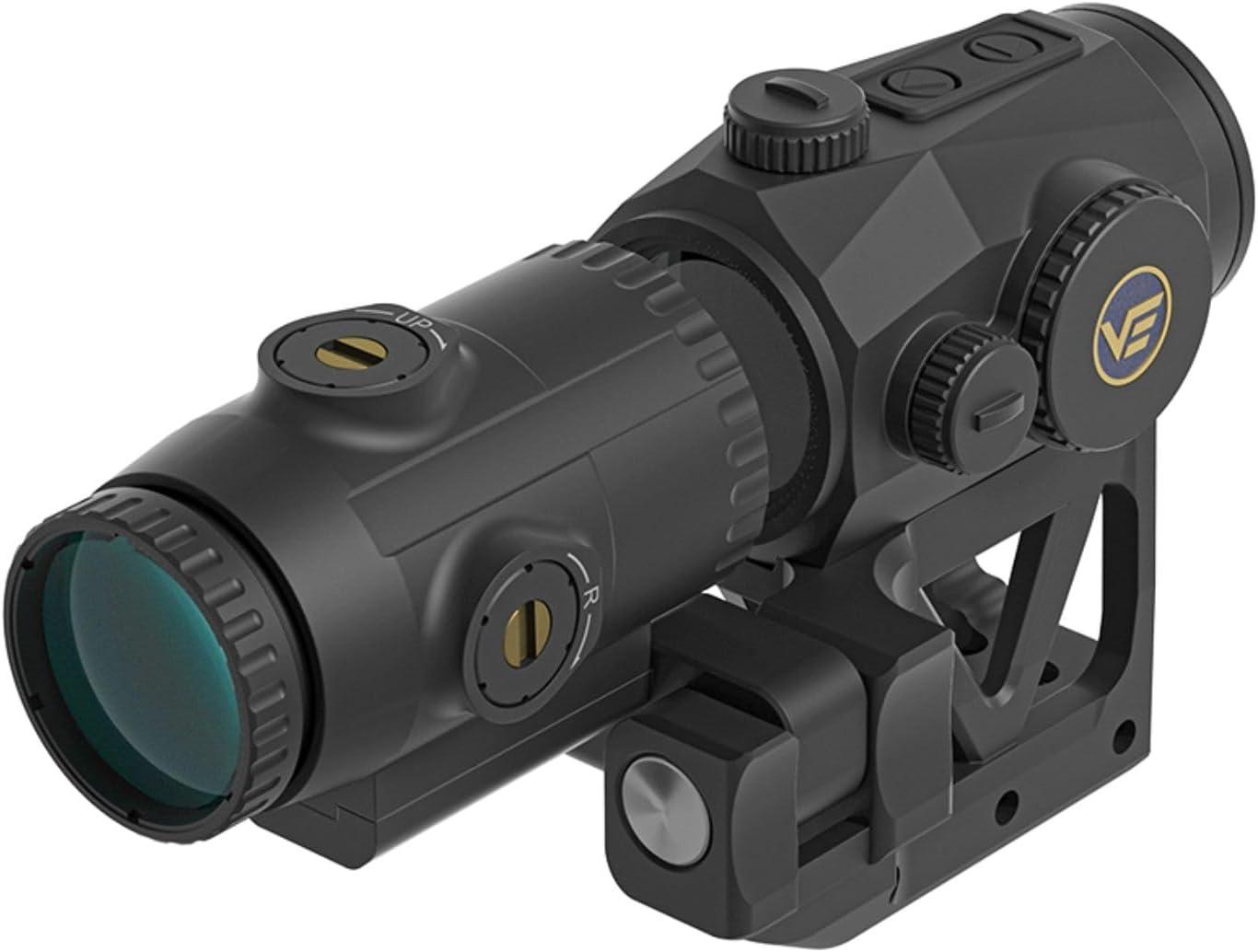 Vector Optics Scrapper 1x25 Multi-Reticle Red Dot Reflex Sight & Paragon 3X Magnifier Combo w/Integrated One-Piece Flip-to-Side Picatinny Mount, 2.26 Inch Center Height, IP67, SCRM