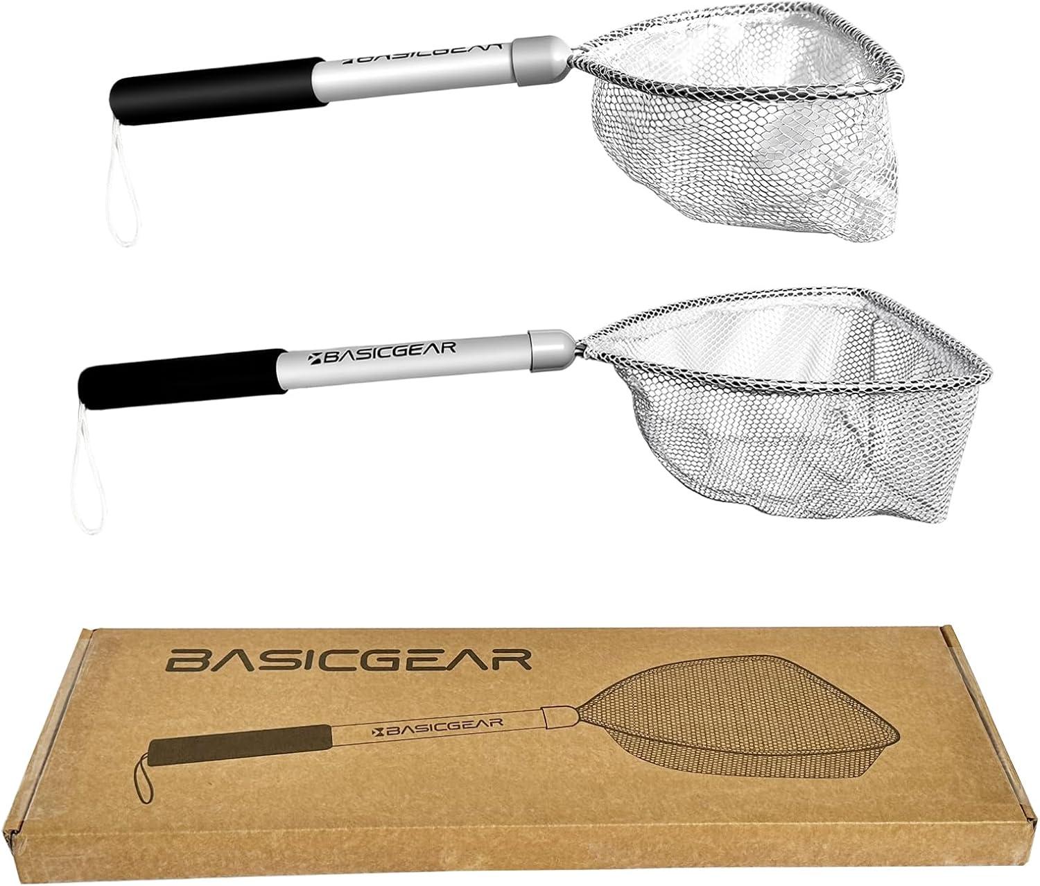 BasicGear® Baitwell Landing Net Set, 8x6 in and 8x10 in Hoops