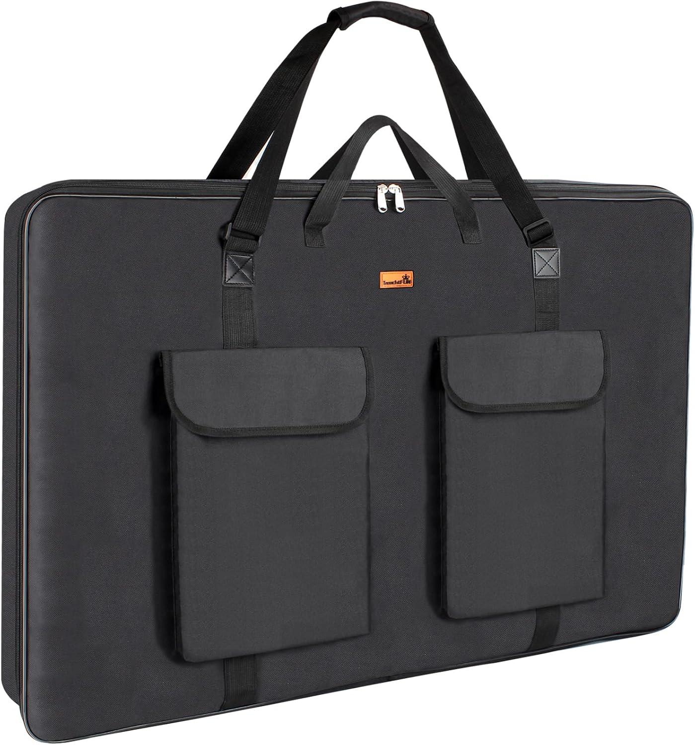 TreochtFUN Art Portfolio Case 24 X 36, Portfolio Bag Soft Water Resistant