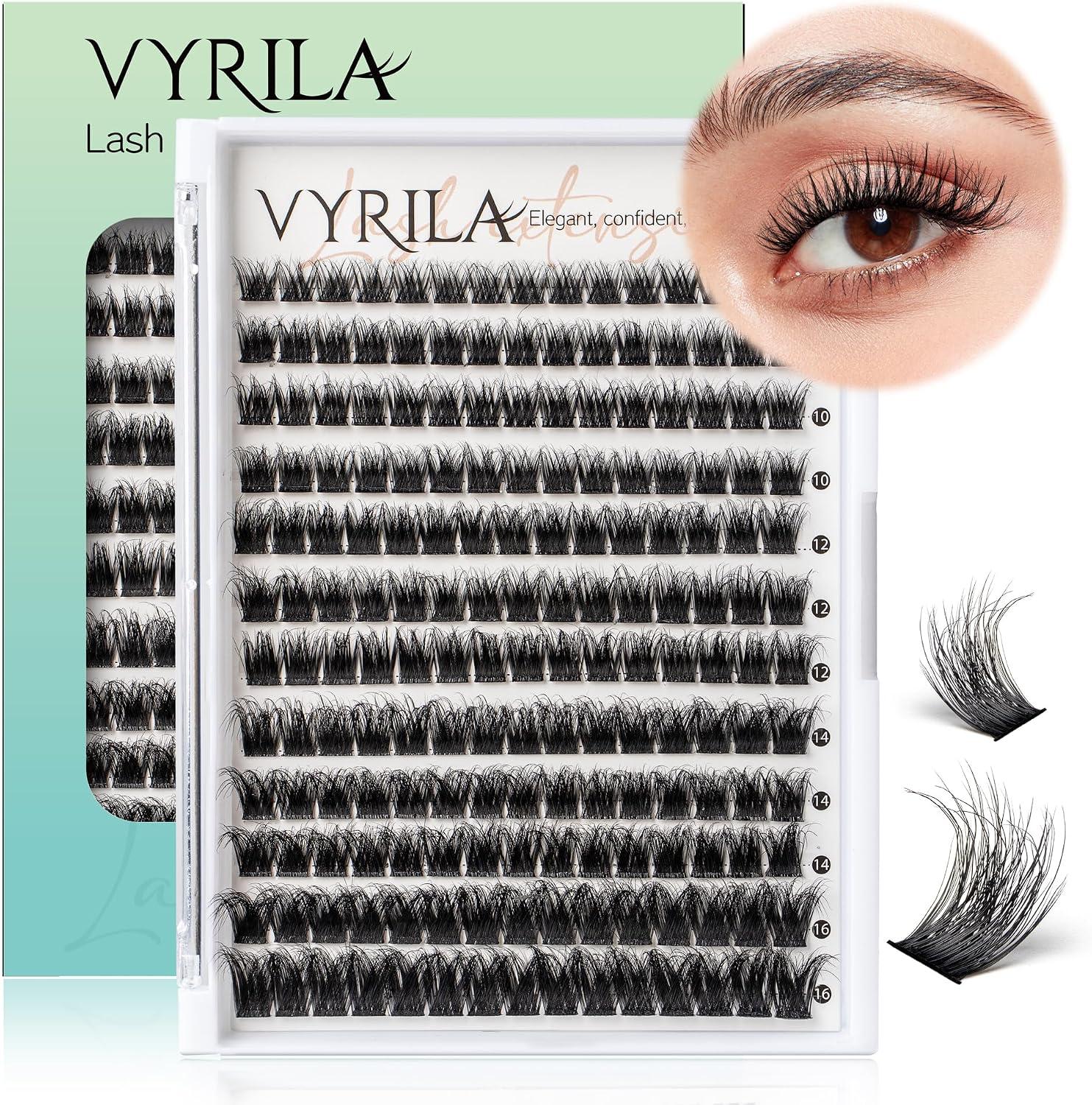 VYRILA Lash Clusters 0.05mm Individual Lashes -Lushy-C-0.05-8-16mix