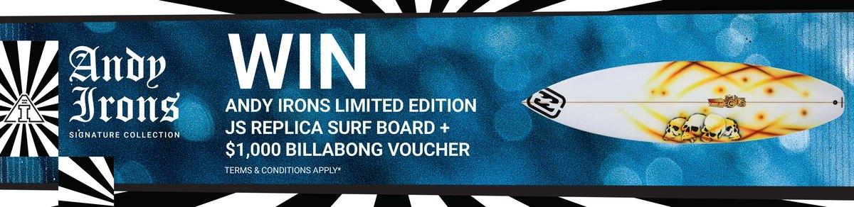 Billabong Andy Irons Surfboard and Voucher