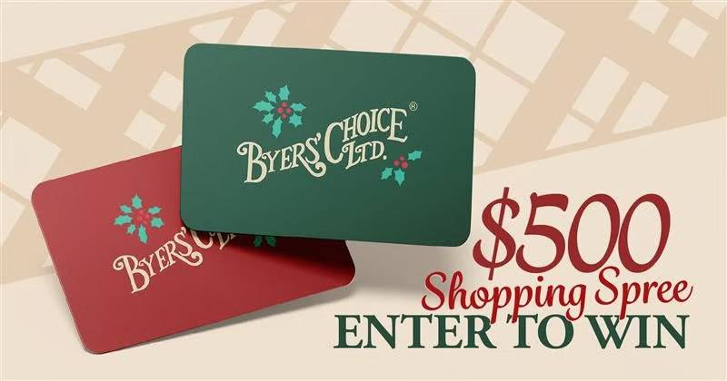 Byers’ Choice $500 Shopping Spree