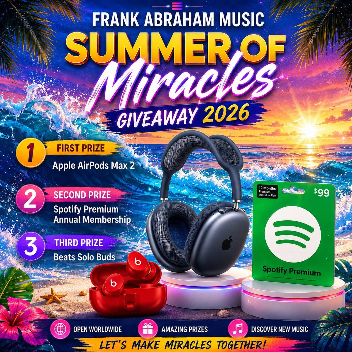 Frank Abraham Music Summer of Miracles