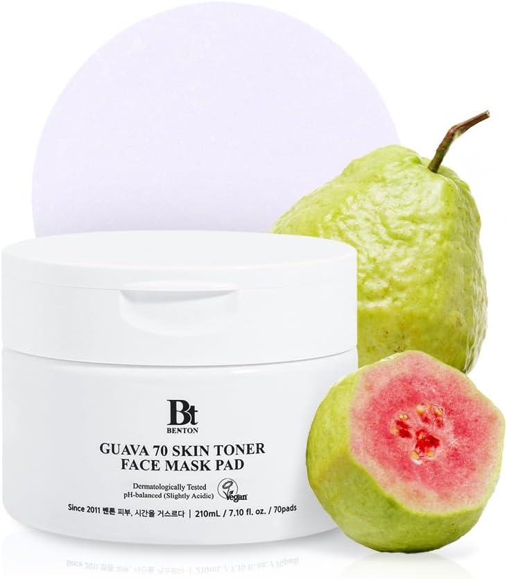 BENTON Guava 70 Skin Toner Face Mask Pad | 70Pads - Korean Toner Pads