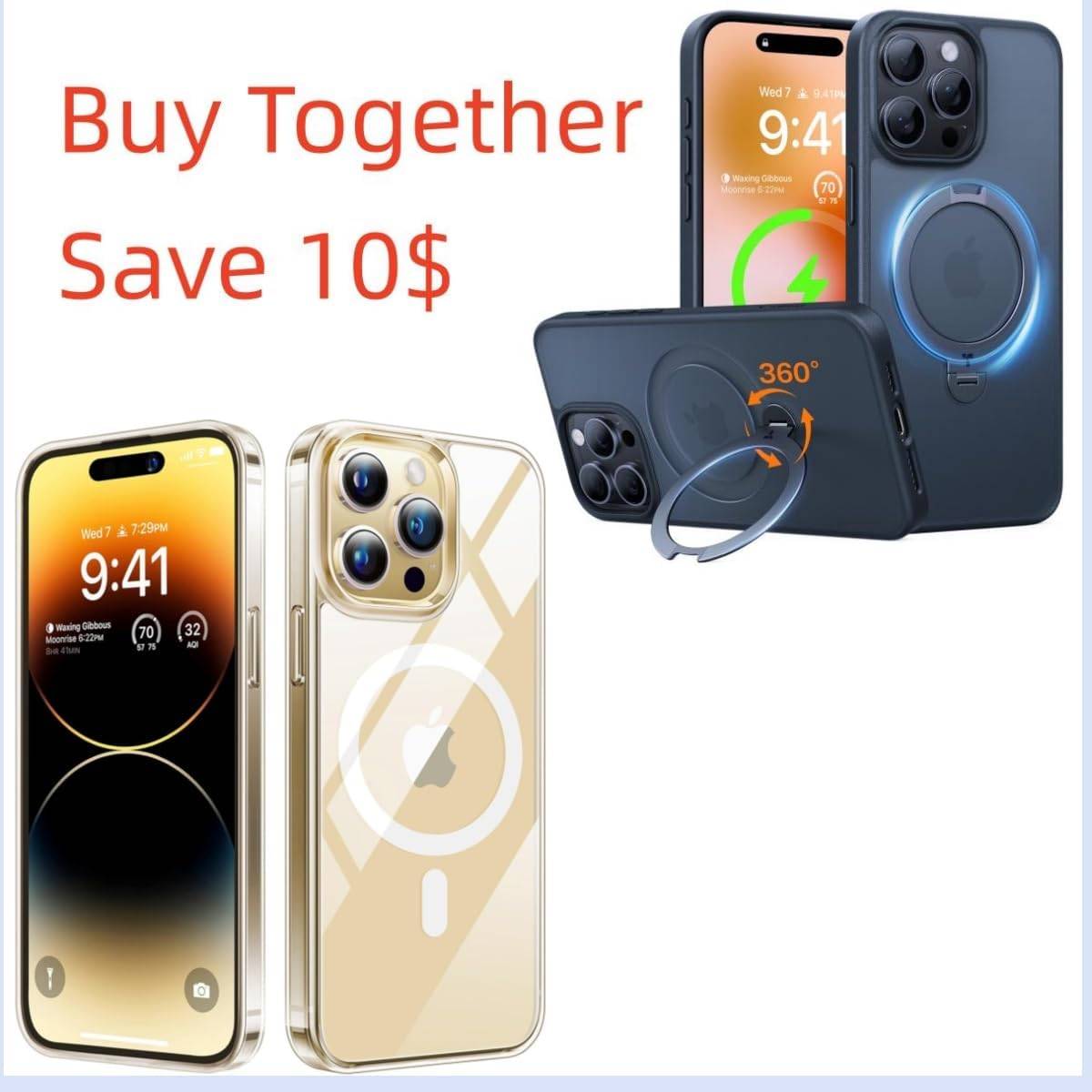 TORRAS Ostand Spin case for iPhone 14 pro