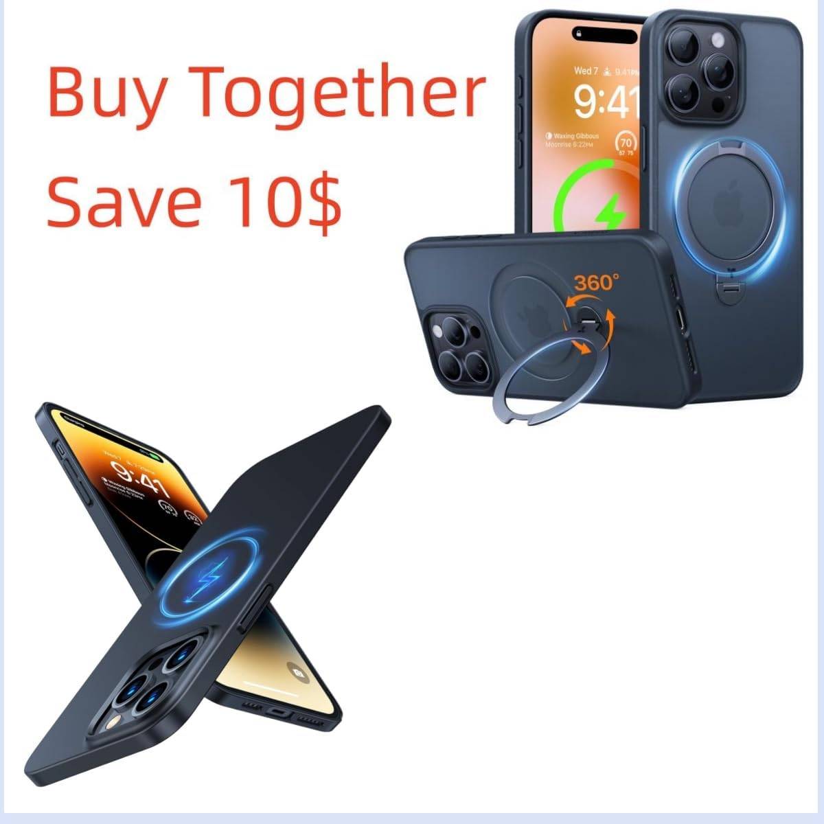 TORRAS Ostand Spin case for iPhone 14 pro