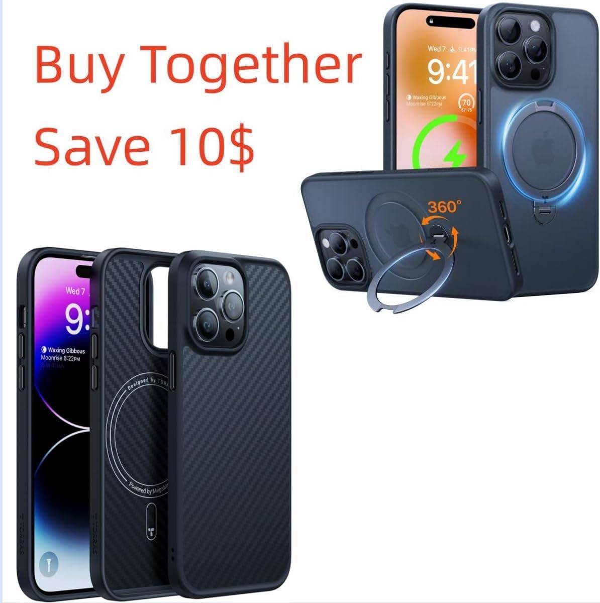TORRAS Ostand Spin case for iPhone 14 pro