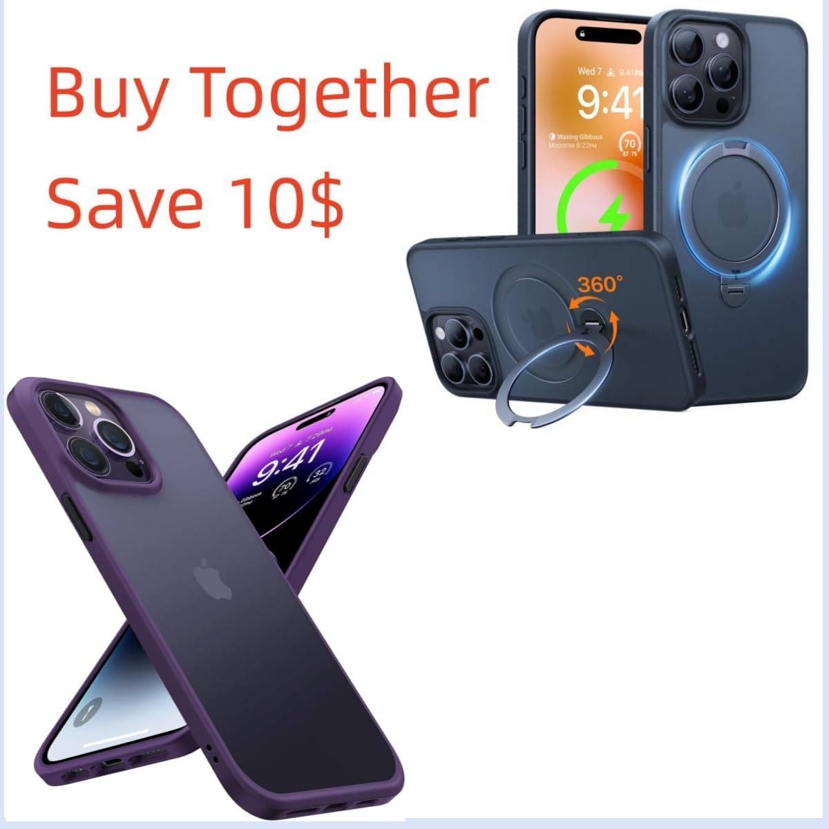 TORRAS Ostand Spin case for iPhone 14 pro
