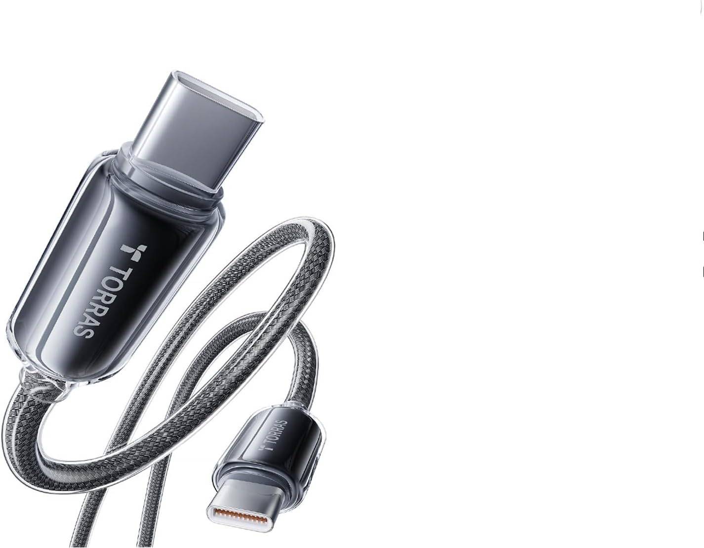 TORRAS iPhone 15 Case with USB C Cable