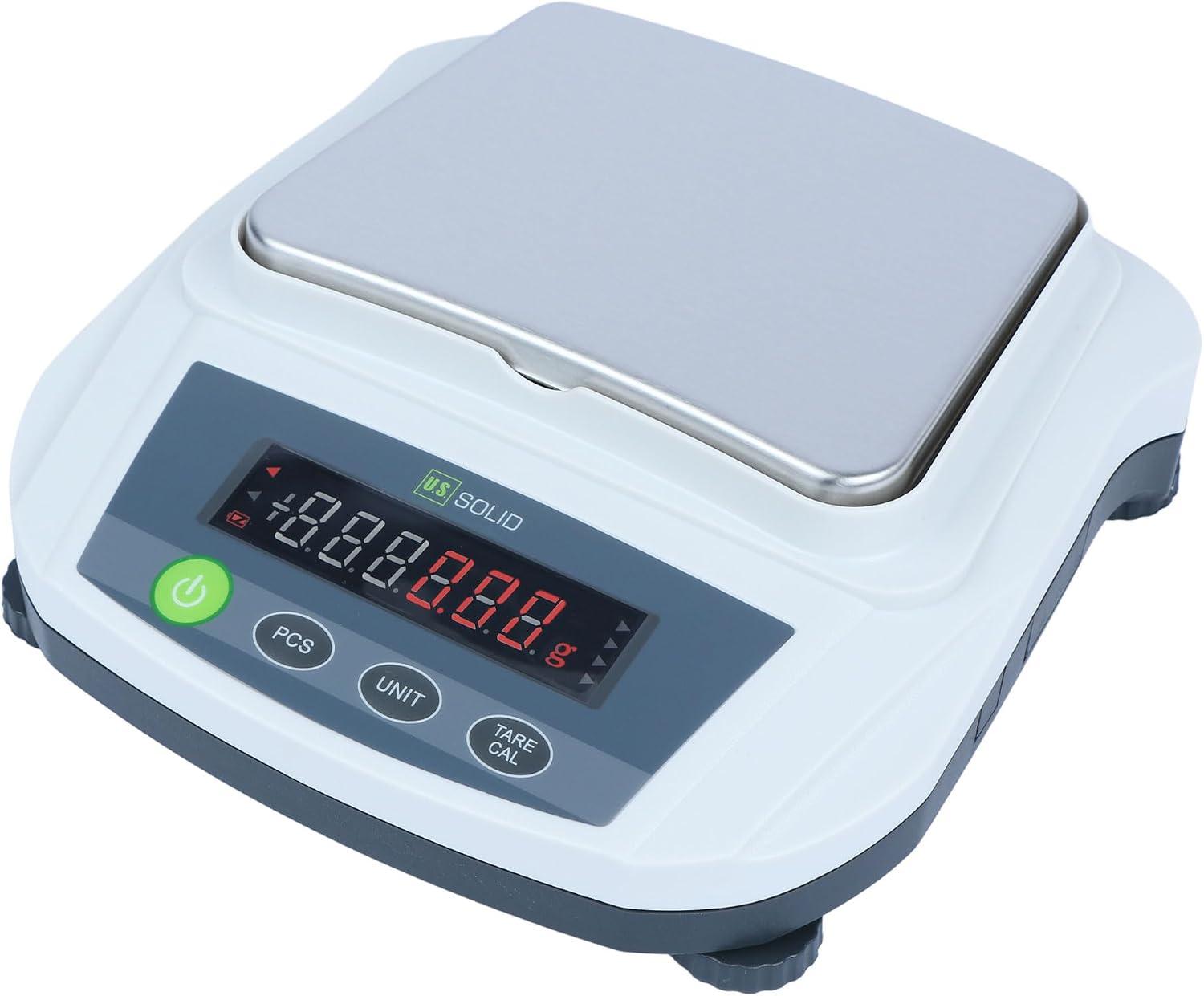 U.S. Solid Precision Balance 2000g x 0.01g Analytical Digital Lab Scale Analytical Balance for Kitchen Jewelry Scientific