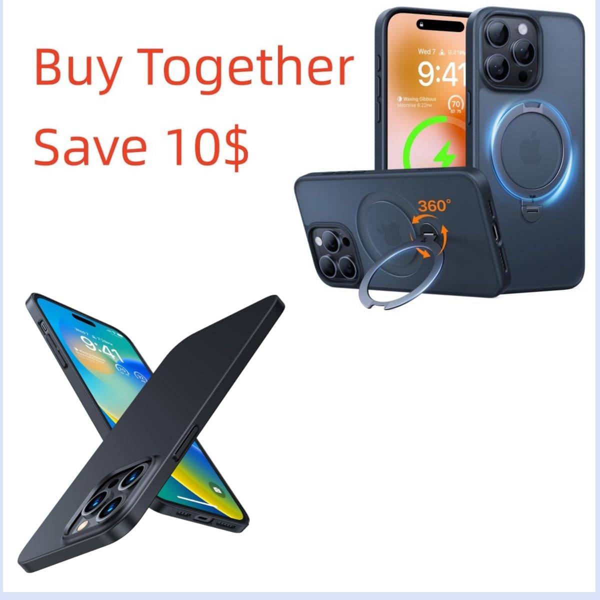TORRAS Ostand Spin case for iPhone 14 pro
