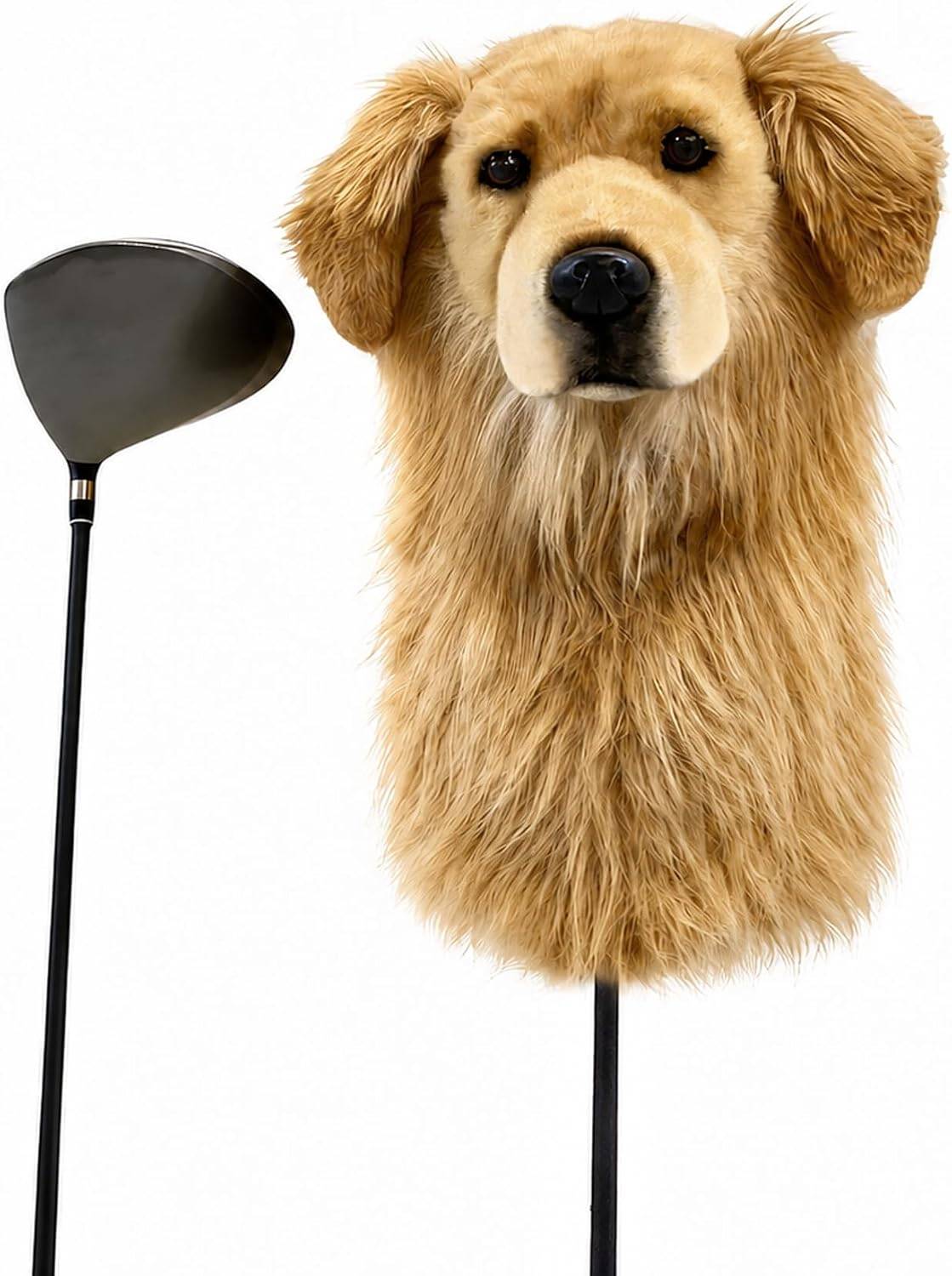 FurEverClone Golden Retriever Golf Driver Club Headcover