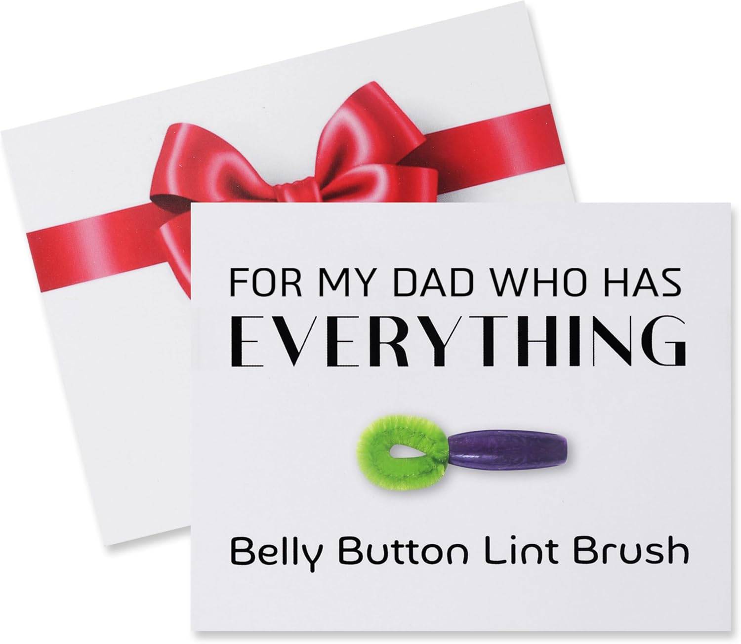 Funny Gift for Dad,Gag Birthday Dad Gift,Dad Gifts from Daughter Son,Joke Gift,Belly Button Brush