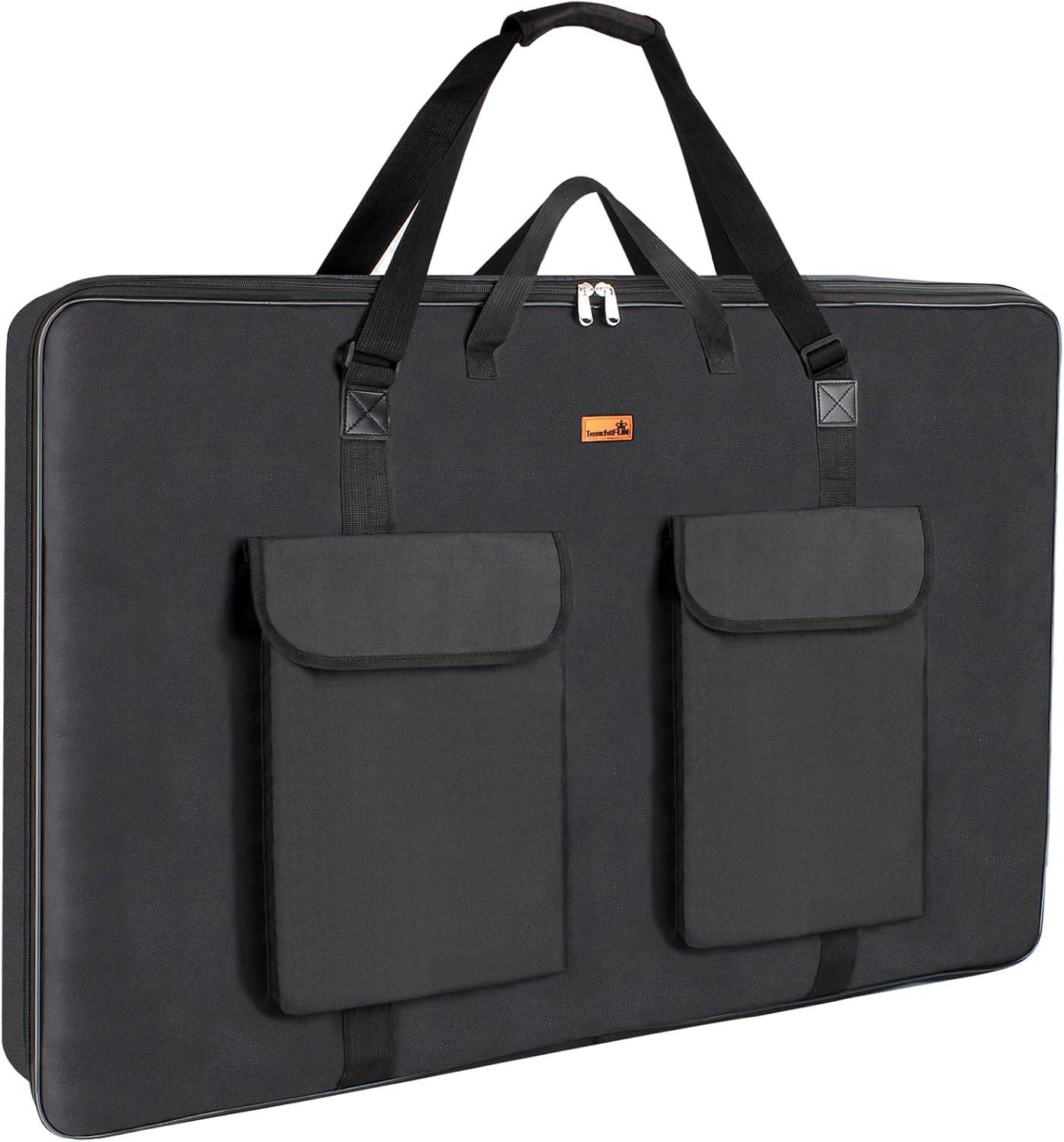 TreochtFUN Art Portfolio Case 24 X 36, Portfolio Bag Soft Water Resistant